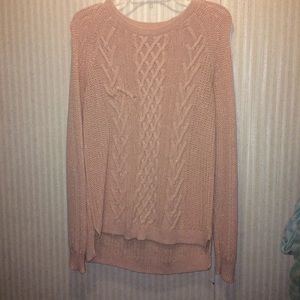 medium pink sweater